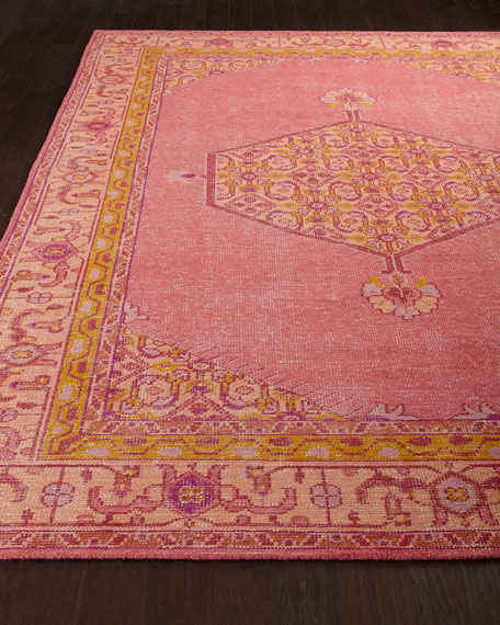 Flamingo Rug, 8' x 11' Pink Gold Horchow 4th of july sale