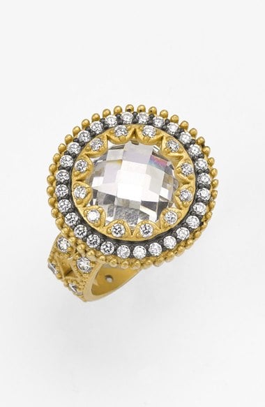 Freida Rothman 'Metropolitan' Cocktail Ring Gold Black Nordstrom anniversary sale women's jewelry