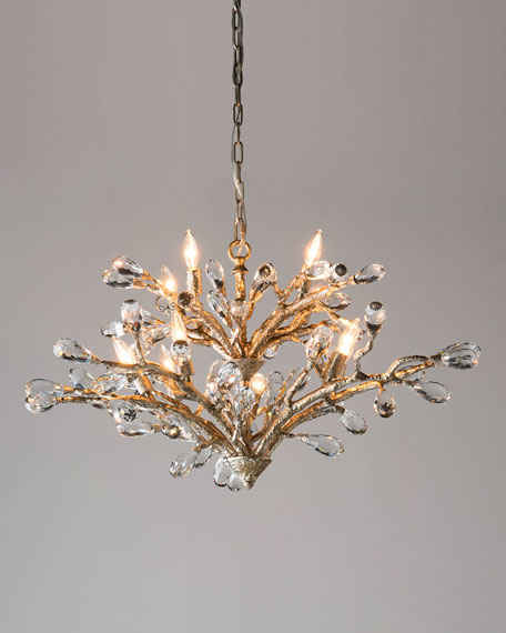 John-Richard Collection Budding Crystal 10-Light Chandelier Horchow 4th of july sale