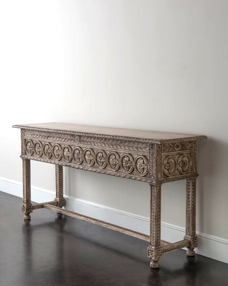 John-Richard Collection Cedric Console Light Brown Horchow 4th of July Sale