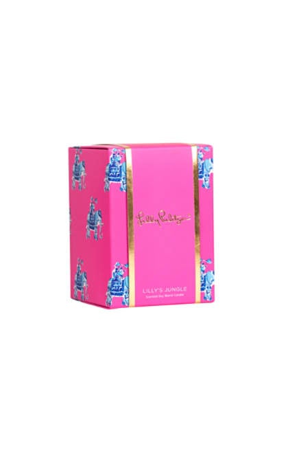 Lilly Pulitzer Glass Candle Magenta Bazaar lilly pulitzer 4th of july presents event