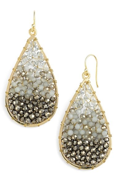 Panacea Ombré Crystal Teardrop Earrings Clear Silver Multi 2016 Nordstrom anniversary sale women's jewelry