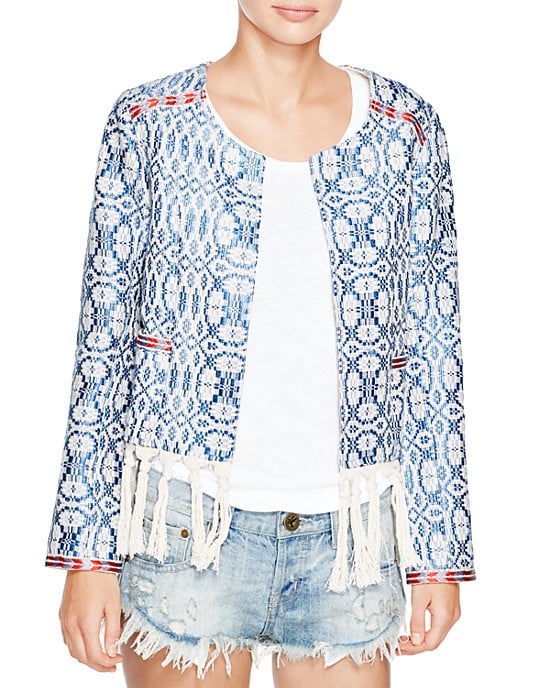 Tularosa Santa Fe Fringe Jacket Sky Bloomingdales 4th of july sales