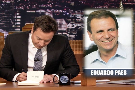 Watch Jimmy Fallon write thank you notes on the Friday, July 15, 2016 episode of The Tonight Show Starring Jimmy Fallon to Rio's mayor Eduardo Paes and Pokemon Go, the Stay Puft Marshmallow Man from Ghostbusters, Sun Chips and many more!