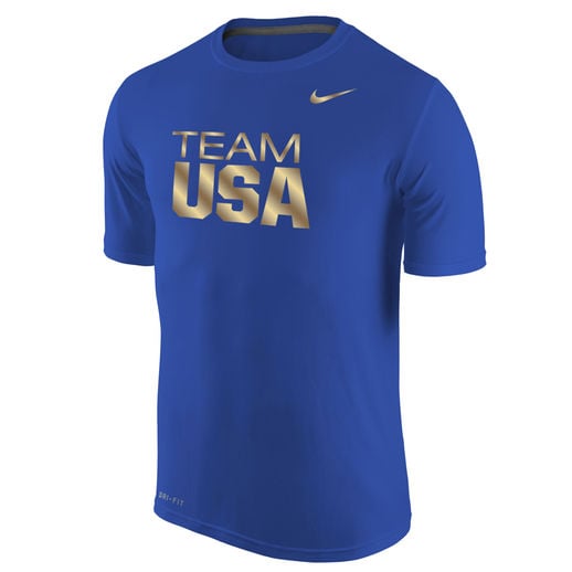 Nike Team USA Royal Legend Gold T-Shirt team usa rio olympics summer games