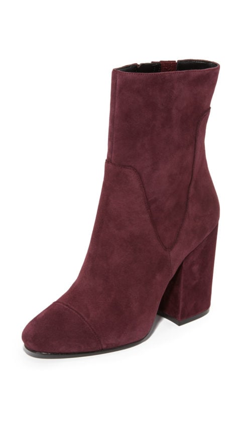 KENDALL + KYLIE Brooke Booties Burgundy ankle boots fall 2016