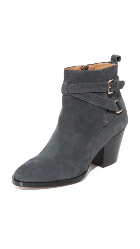 Matiko Amie Buckle Booties Dark Slate ankle boots fall 2016