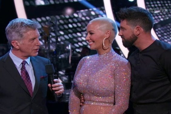 Watch Dancing With The Stars Season 23 Premiere: See model and actress Amber Rose and her partner Maksim Chmerkovskiy dazzle with their amazing foxtrot on Monday, September 12, 2016!