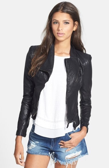 BLANKNYC Faux Leather Jacket Black faux leather moto jackets fall 2016