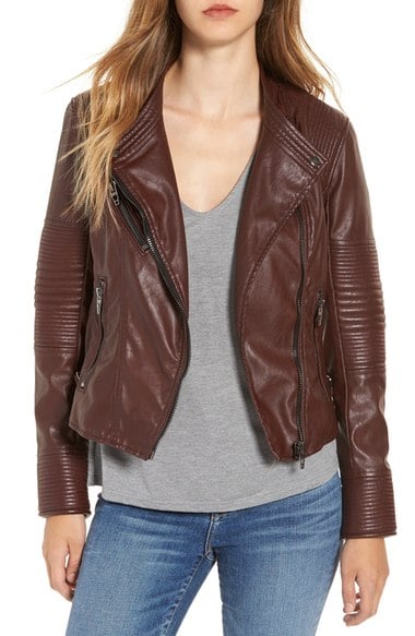 BLANKNYC Quilted Faux Leather Moto Jacket Untouchable leather moto jackets fall 2016