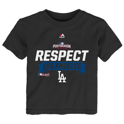 Los Angeles Dodgers Majestic Preschool 2016 Division Series Clincher T-Shirt - Black