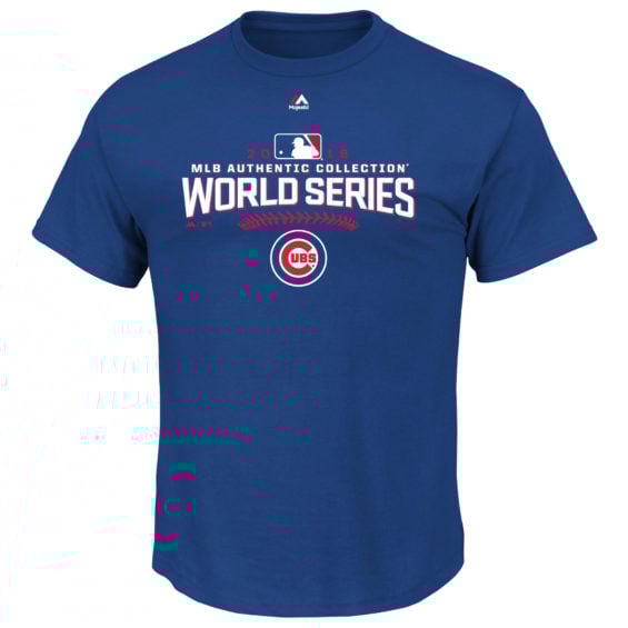Majestic Chicago Cubs Royal 2016 World Series Bound Bid & Tall T-Shirt