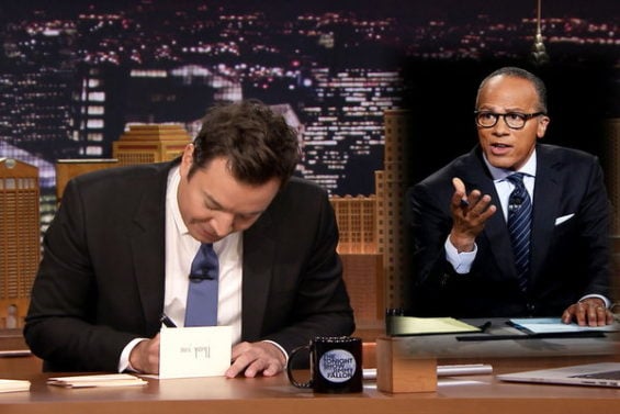 Watch Jimmy Fallon write thank you notes to Lester Holt, candy corn, croutons, bobbing for apples and more on the Friday, September 30, 2016 episode of the "Tonight Show Starring Jimmy Fallon."