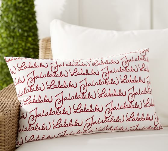 Pottery Barn FA LA LA INDOOR/OUTDOOR LUMBAR PILLOW pottery barn flash sale 48 hours