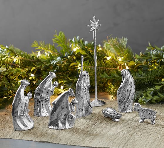 Pottery Barn NATIVITY SCENE pottery barn election day free shipping sale