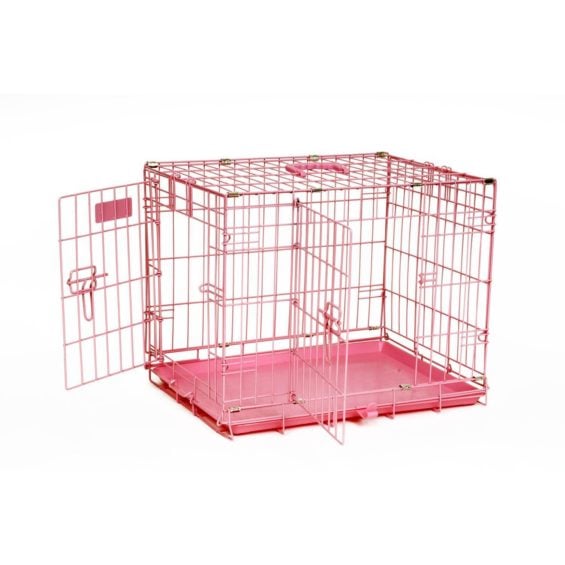 Precision Pet ProValu 2000 Pink 2-Door Dog Crate Petco cyber monday sale