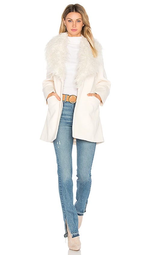 UNREAL FUR ELIXIR OF LOVE FAUX FUR COAT IVORY faux fur coats