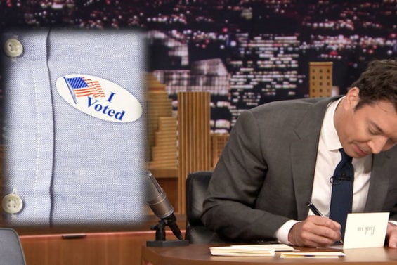 Watch Jimmy Fallon write thank you notes on the Friday, November 4, 2016 episode of the Tonight Show video.