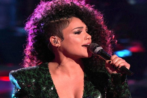 The Voice Season 11 Episode 16 Live Playoff videos! See Sophia Urista of Team Miley Cyrus makes an impression singing "Da Ya Think I'm Sexy?" by Rod Stewart on the live playoffs.