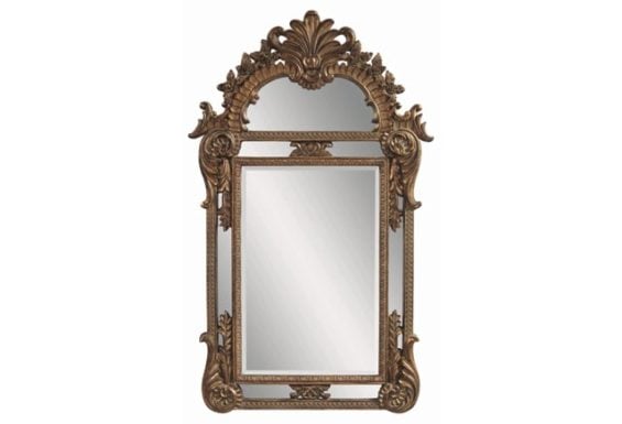 Ornate Traditional Floor Mirror Gold One Kings Lane