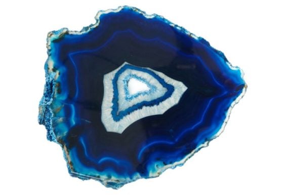 Philmore 7" Agate Slice, Blue One Kings Lane best of 2016 sale