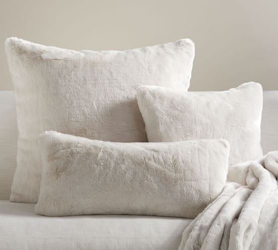 Pottery Barn ALPACA FAUX FUR PILLOW COVER pottery barn faux fur sale