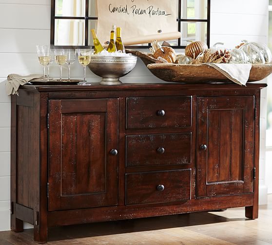 Pottery Barn BENCHWRIGHT BUFFET pottery barn premier event sale
