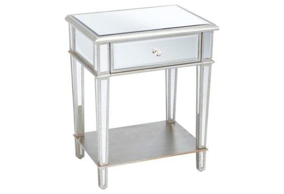 Roosevelt 2-Tier Nightstand, Mirrored One Kings Lane best of 2016 sale