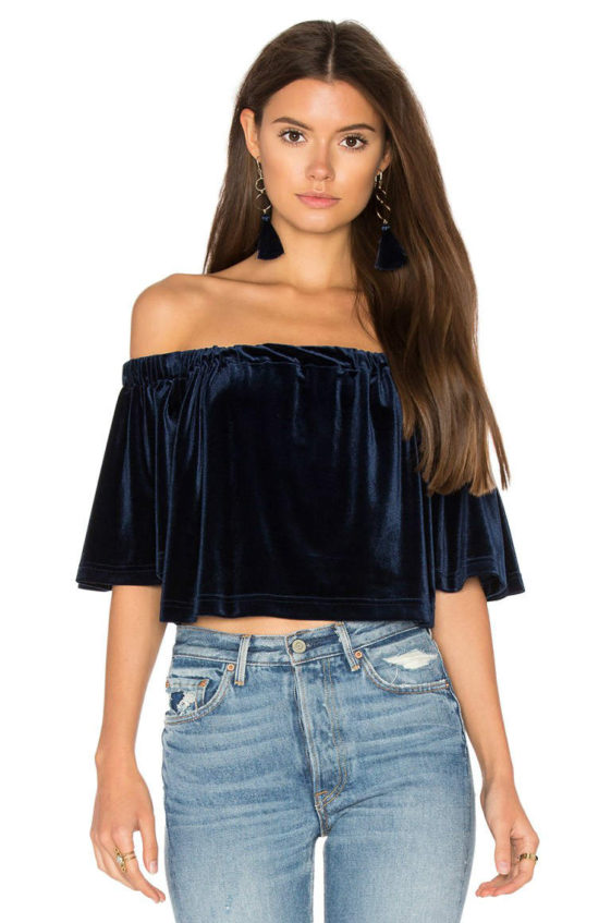 Velvet Tops On Trend For Holiday Parties, New Years Eve and Winter Soirees!