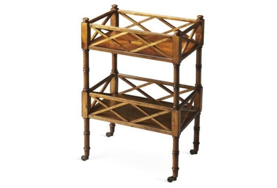 Taylor Rolling Bar Cart, Wood/Brass One Kings Lane best of 2016 sale