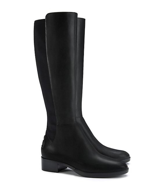 Tory Burch CAITLIN STRETCH BOOT Black tory burch semi-annual sale
