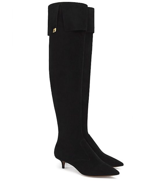 Tory Burch ELIZABETH OVER-THE-KNEE BOOT Black tory burch semi-annual sale