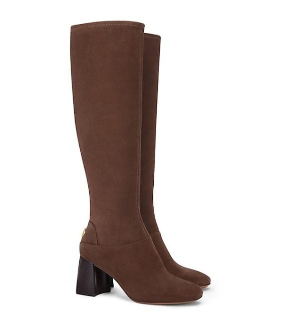Tory Burch SIDNEY SUEDE MID-HEEL BOOT Sage Brown, Tory Navy tory burch extra 30% sale