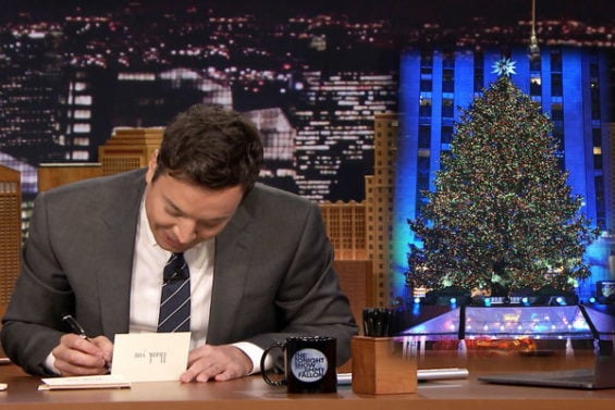 Watch Jimmy Fallon write thank you notes on the Friday, December 2, 2016 episode of the Tonight Show Starring Jimmy Fallon.