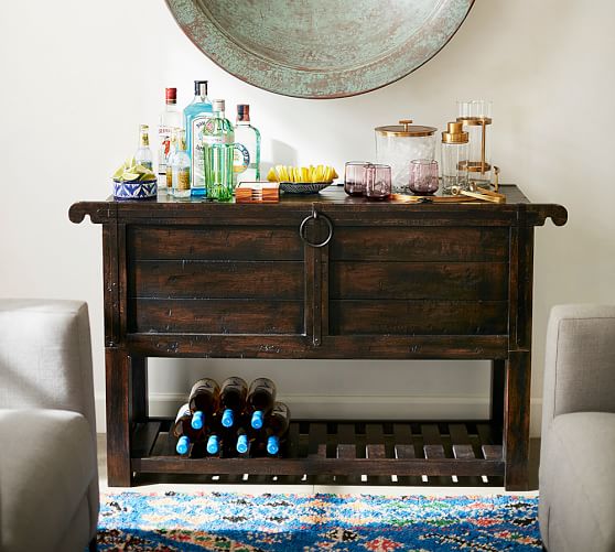 Pottery Barn MADDOX BAR CONSOLE pottery barn premier event sale
