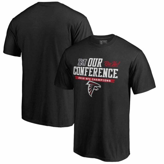 Pro Line by Fanatics Branded Atlanta Falcons Black 2016 NFC Conference Champions Our Conference T-Shirt