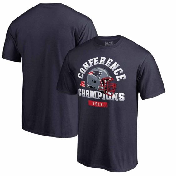 Pro Line by Fanatics Branded New England Patriots Navy 2016 AFC Conference Champions Bubble Screen T-Shirt