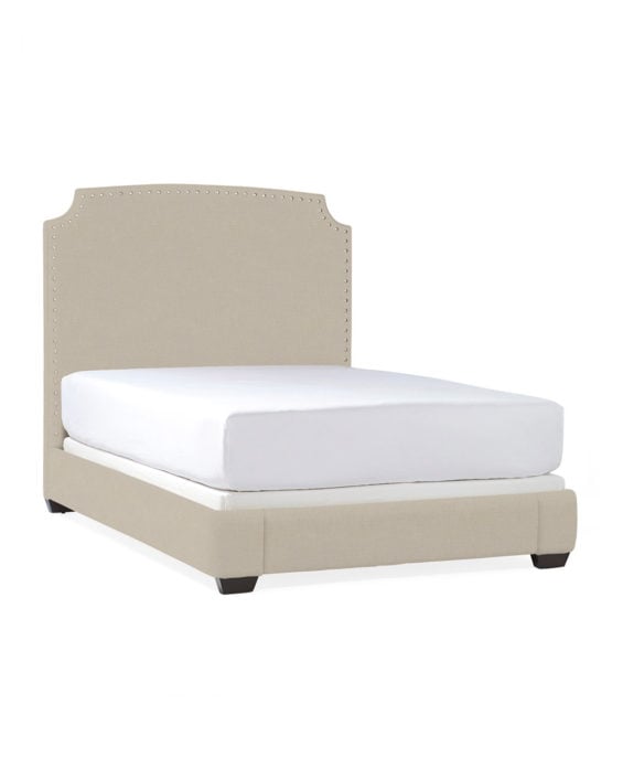 Serena & Lily Fillmore Bed with Nailheads - Tall Fillmore Bed with Nailheads - Tall Belgina Linen