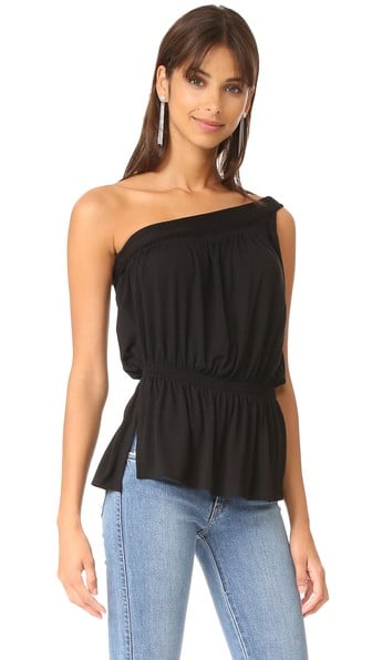 Ella Moss One Shoulder Tank Black Shopbop buy more save more sale