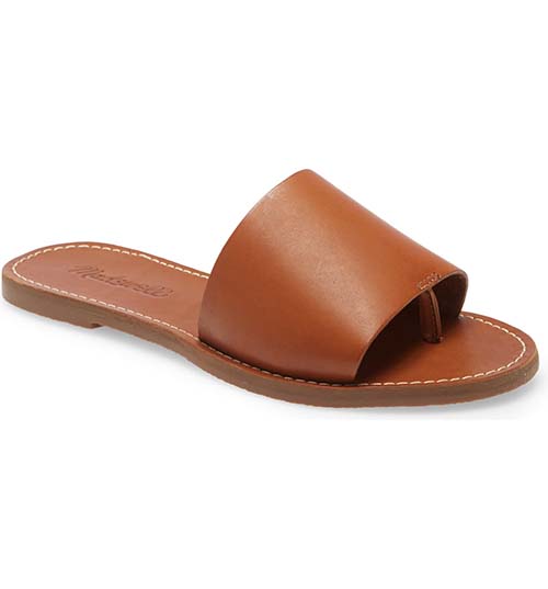 MADEWELL Riley Slide Sandal English Saddle Open Toe Classic slides women fashion trend