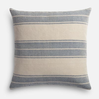 Magnolia Home Carter Navy & Ivory Pillow magnolia home by joanna gaines for pier 1