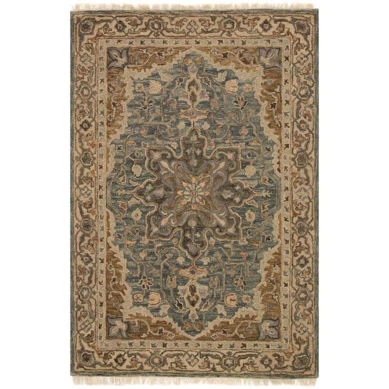 Magnolia Home Hanover Blue Rug magnolia home by joanna gaines for pier 1
