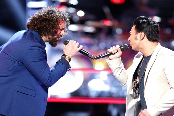 Watch The Voice Season 12 Episode 11 Battles Night 3 Videos: Monday, March 27, 2017. See 29 year old Johnny Hayes of Mobile, Alabama vs. 21 year old Julien Martinez of Oxnard, California (Coach Adam Levine and team advisor John Legend) battle it out to the tune of the late great Otis Redding's hit song "Hard To Handle." It was PHENOMENAL!