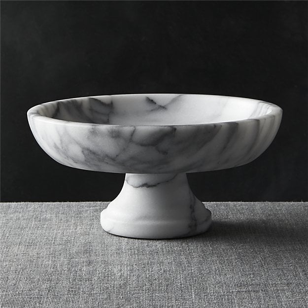 Crate and Barrel French Kitchen Marble Fruit Bowl crate and barrel memorial day sale