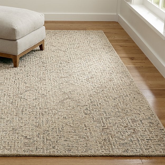 Crate and Barrel Trystan Tawny Wool-Blend Rug crate and barrel memorial day sale
