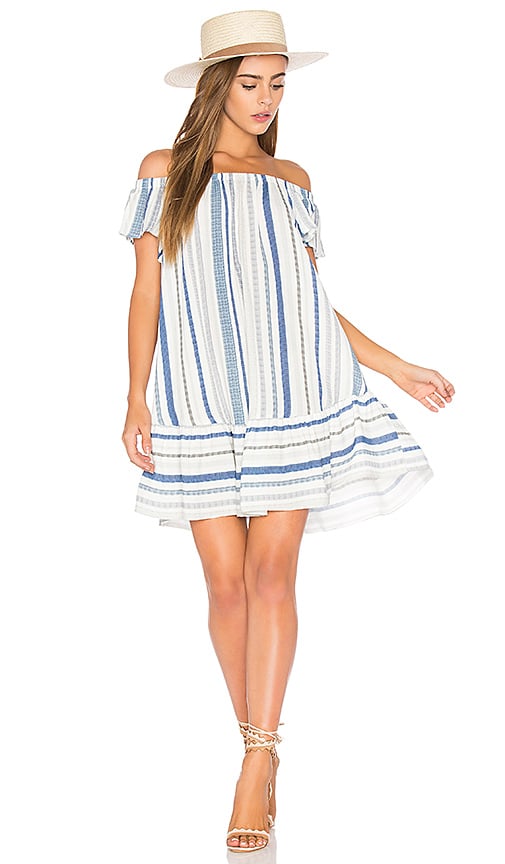 EIGHT SIXTY Off Shoulder Stripe Dress Bondai Stripe revolve almost summer sale
