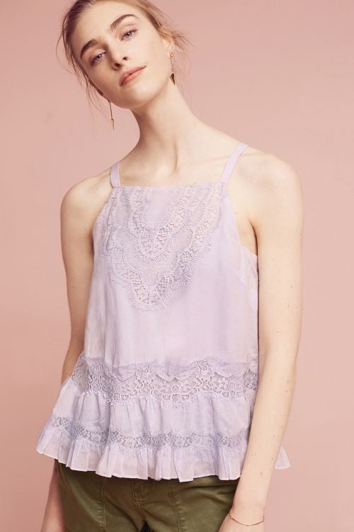 Floreat Georgia Lace Top Sky Anthropologie memorial day sale