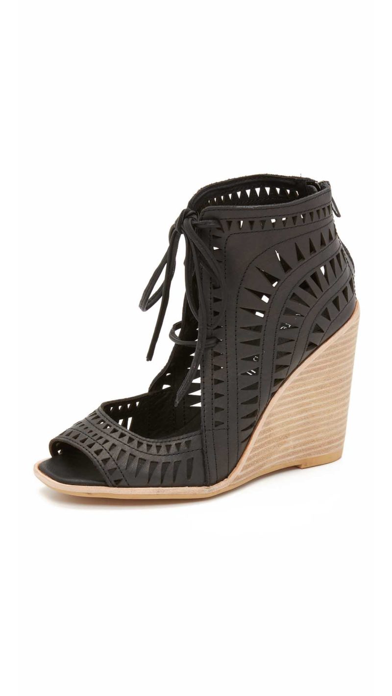 Jeffrey Campbell Rodillo Wedge Sandals Black Shopbop memorial day sale summer