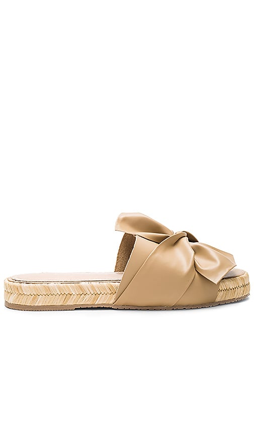 KAANAS Tularosa Bow Slide Latte revolve almost summer sale