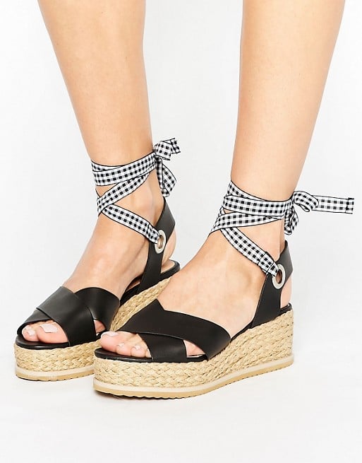 20 Gingham Sandals On Trend For Summer 2017 and Beyond!